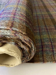 Fine Italian Plaid Wool – Nanette Lepore End Bolt – Gorgeous Drape INSANELY SOFT