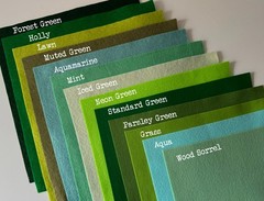 Wool Mix and Like Soft Feel Washable Felt | 70+ Colours | 30cmx22cm “A4” Size