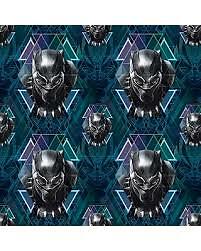 MARVEL BLACK PANTHER COTTON FABRIC HALF YARD 18″x44″