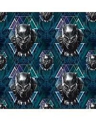 MARVEL BLACK PANTHER COTTON FABRIC HALF YARD 18″x44″