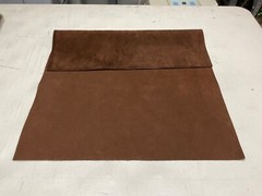 Italian Nubuck suede panels for 3 Top Quality Large 18″x 24″ Cognac