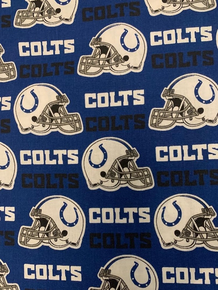 Indianapolis Colts Cotton 1-3/8 yds x 56″W