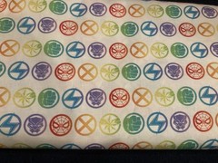 NEW Marvel Pride Spider-Man X-Men Captain Marvel Hulk Fabric BOLT 43″ x 8 Yds