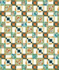 Northcott – Autumn Breeze – Branches – Light Green, Fabric BTY