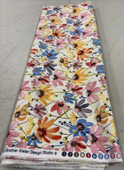 Brother Sister Design Studio Cotton Fabric 1 Yard 25″ x 44″ Wide New
