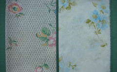 VTG UPCYCLED FLORAL BED SHEET FAT QUARTERS 18 X 22 LOT 20 COT/POLY CRAFT SEWING