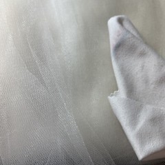 Soft Bridal Mesh Tulle Netting Fabric – 58″ Wide – Sold by the Yard Soft Ivory