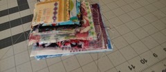 Lot of 120 cut squares for quilting / Crafts 4″x4″ and 2″x2″