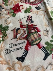 2014 Brother Sister Design Studio – 12 Days of Christmas – 1 yard – Poinsettias
