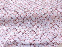 55”Wide By Yard Polka Geometric Fabric Rayon Viscose Dress Robe Sewing Material