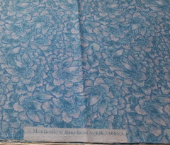 1 3/4 Yd Monticello by Jinny Beyer RJR Fabrics Blue Purple Floral Blender Cotton