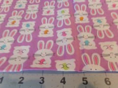 24″ X 58″ VINTAGE BUNNY FLIP by SPRING CUTE REMNANT COTTON#2921