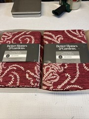 Better Homes & Gardens 2 Yrd Precut Fabric Damask Scroll Merlot