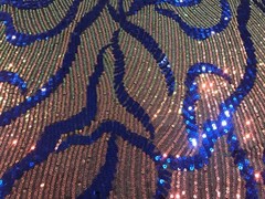 Pink Green Blue Black Multicolor 4way Stretch Sequins Fabric 50” Width 1 Yard