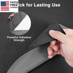 Premium Black Suede Fabric Wrap – 17X70 Inch Suede Wrap for Car Interior – Sel