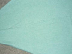 Stretchy Knit Lightweight Light Green Tube Fabric Approx 1-1/3 yards, 62″ wide