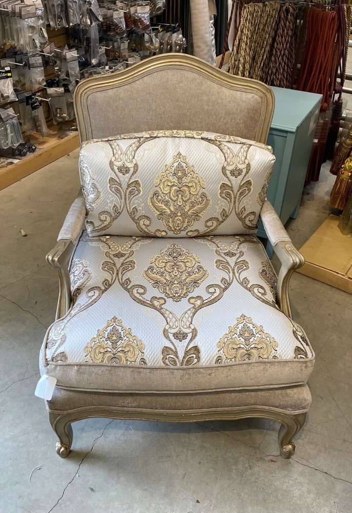Damask on CREAM Renaissance Jacquard Upholstery drapery fabric by the yard