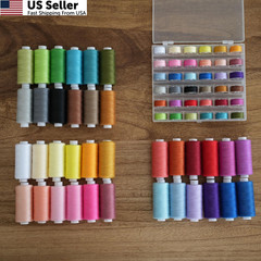 125 PCS Sewing Thread Assortment, 36 Colors 0.79 inches (2 cm) diameter, 36