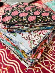 20pcs Sewing Cotton Fabric Bundle Squares Quilting Patchwork Floral Scraps Lot
