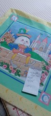 Crib Quilt Panels + More. Lot 1 Humpty Dumpty. Cow Over The Moon.