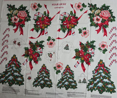 Christmas Fabric Cut & Sew #14 Projects Santa Pillows Stocking Vintage Hallmark