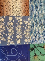 Cherry Blossom Geisha Lonni Rossi Andover Fabrics #3377 Cotton Quilt 2 1/3 yd