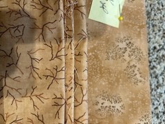 Fabric Bundle Quilters Quality Cotton Warm Earthy Tones Potato Print