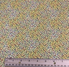 Polka Dot Fabric By N Smith & L Milligan For AvLyn Red Blue Orange Purple 1 Yard