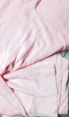 Blush Pink Piece of Minky Faux Fur Fabric 1.25 yds X 60″