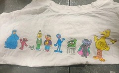 SESAME STREET Fabric Remnant