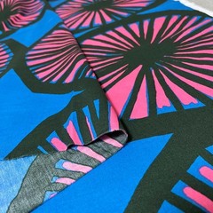 Marimekko Appelsiini Clothing Fabric 108x149cm Orange Print Finland Rare