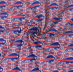 Bills Polyester Cotton blend fabric. 18 x 55″ 1153069 Buffalo Team Football