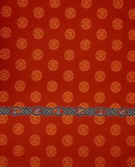 FASHION-IN-PRINTS Fabric Asian Style Border Print Cotton 60 X 80 Inches