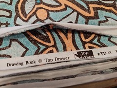 Drawing Book Cotton Fabric Free Spirit Top Drawer By the Yard