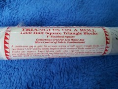 TRIANGLES ON A ROLL Half-Square Triangles On A Roll 1″ Inch Finished Size X 1200