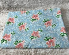 VTG 70s LADY PEPPERELL No-Iron Muslin Presslin 50/50 Flat Sheet Full USA 64”x96”