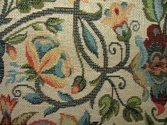Jacobean Floral Tapestry Fabric Curtain Upholstery Cushion Soft Furnishing
