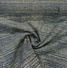 Hollywood Stripe Aquamarine Valdese Chenille Upholstery Fabric By The Yard