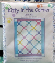 KITTY IN THE CORNRE QUILT KIT FROM AVLYN – 100% COTTON FABRIC