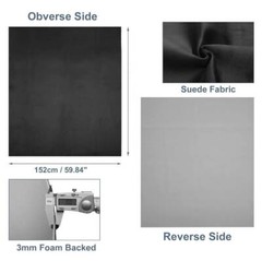Car Sky Suede Fabric with Foam – Suede Headlin Fabric Foam