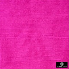 Fuchsia Pink Silk Dupioni Fabric By The Yard, 41 inches width Pink Silk Fabric