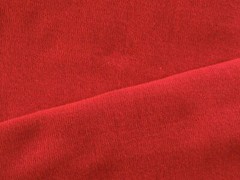 1+ Yards Light Weight Red Acrylic Tubular Knit Ribbing MBH109
