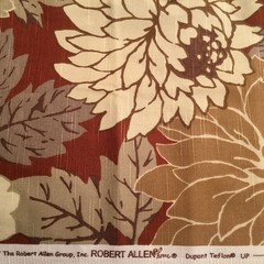 Decorator Fabric ROBERT ALLEN Earthy Flowers