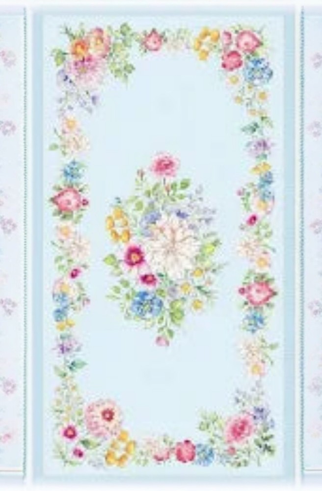 Cherish Cotton Fabric Clothworks Summer Floral Country By the Panel
