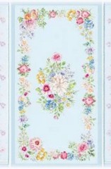 Cherish Cotton Fabric Clothworks Summer Floral Country By the Panel