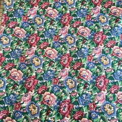 BTY Multicolor Floral Home Decor Fabric Heavy Cotton Stanley King