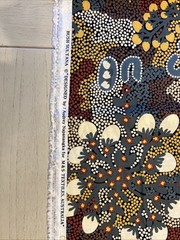 M & S TEXTILES,AUSTRALIA AUDREY NAPANANGKA. Bush Sultana. 4.5 Yards