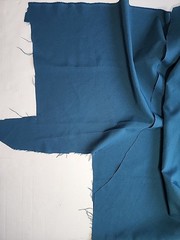 Heavy Polyester Blend Woven Plain Teal Green Fabric 60″w X 37″ Sewing Interior