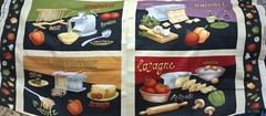 1 Panel “Al Dente” Placemats Cotton