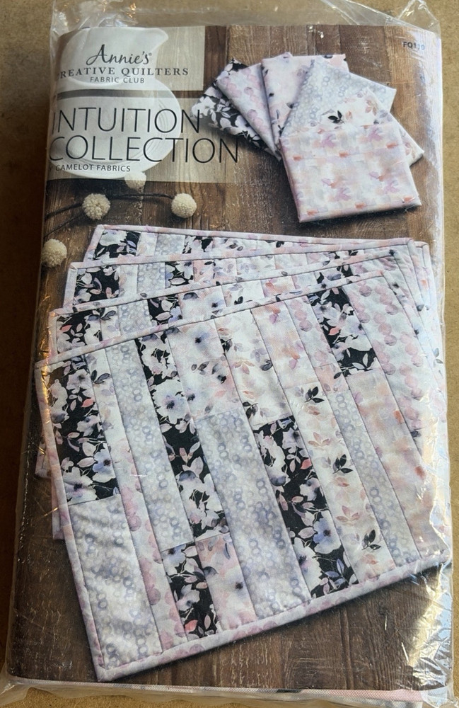 Annie’s Creative Quilters Fabric + Pattern Intuition Collection FQ110 New